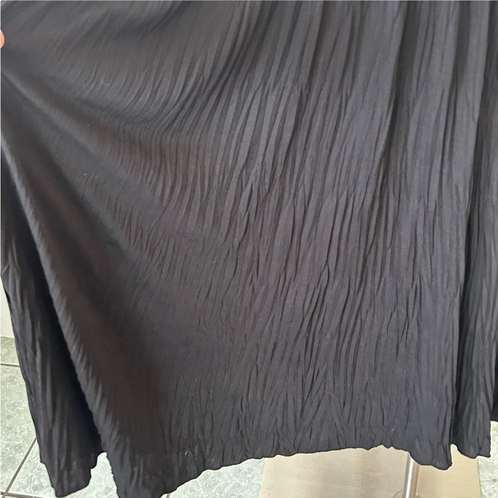 Vince Black Pleated Scoop Neck Tank Dress size Large. - Picture 7 of 8